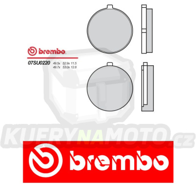 Brzdové destičky Brembo SUZUKI GS L 400 r.v. Od 79 -  směs Originál Přední