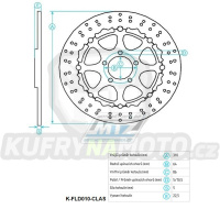 Kotouč brzdový (310/64/5D) - kulatý design - Suzuki GSX750R / 89-95+GSX750R W / 94-95+GSX1100R / 89-00