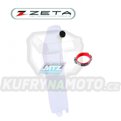 Kryt vidlice + pomocník startu &quot;Launch Control&quot; - ZETA ZE89-7019 - Honda CR125+CR250 / 04-07 + CRF250R / 04-24 + CRF450R / 04-24 - barva natural (1strana)