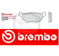 Brzdové destičky Brembo YAMAHA XVS A Midnight Star 1300 r.v. Od 07 -  SP směs Zadní