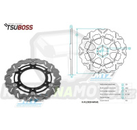 Kotouč brzdový plovovoucí (320/78/6D) zubatý desing - Triumph Daytona955+Speed Triple900+Sprint955 ST+Sprint955 RS+Daytona955+Speed Triple900+Sprint955 ST