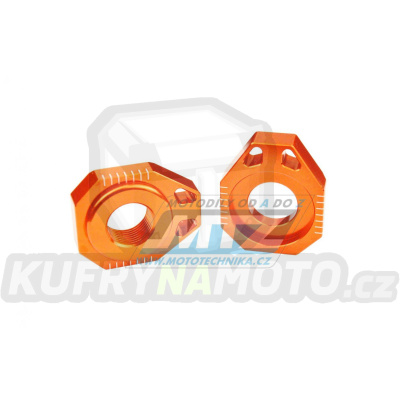 Dorazy osy zadního kola SCAR - KTM 85SX / 03-14 + SX+SXF / 03-12 + EXC+EXCF / 00-23 + Husaberg FE+FC+FS+TE / 04-13 + Husqvarna FE+FC+TE+TC - oranž