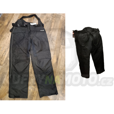 Moto kalhoty Biker+ černé velikost 5XL textilní - akce