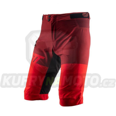 LEATT kraťasy SHORTS DBX 3.0 RUBY barva bordová velikost XL