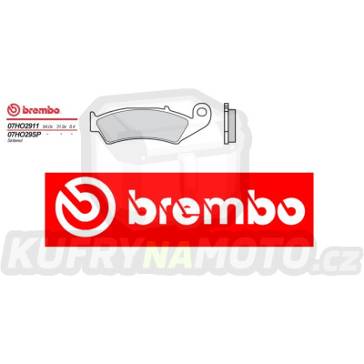 Brzdové destičky Brembo HONDA VTR R 400 r.v. Od 90 -  Originál směs Zadní