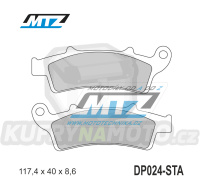 Destičky brzdové DP024-STA - směs Standard