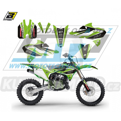 Polepy na motocykl (sada polepů Dream) Kawasaki KX85 / 22-23 - typ polepů Dream4