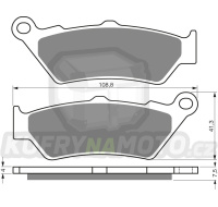 Brzdové destičky Goldfren 106 AD-GF106AD- výprodej
