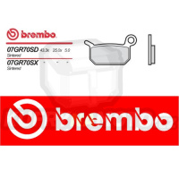 Brzdové destičky Brembo KTM SX PRO SENIOR 50 r.v. Od 02 - 03 směs SX Přední