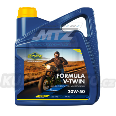 Olej motorový motocyklový Putoline Formula V-Twin 20W50 (balení 4L)