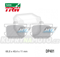 Destičky brzdové DP401-LU TRW Lucas MCB68 - směs Allround