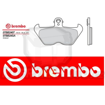 Brzdové destičky Brembo BMW R 850 C 850 r.v. Od 99 -  směs Originál Přední