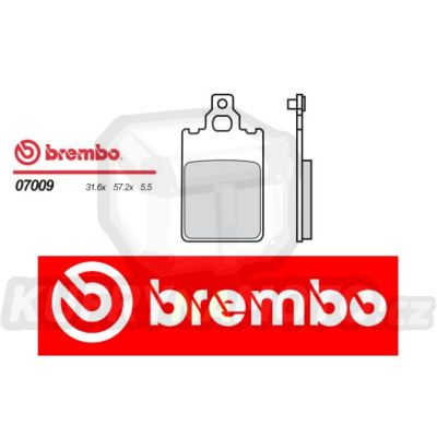 Brzdové destičky Brembo BETA CHRONO "13" 50 r.v. Od 94 -  směs Originál Přední