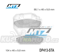 Destičky brzdové DP413-STA - směs Standard