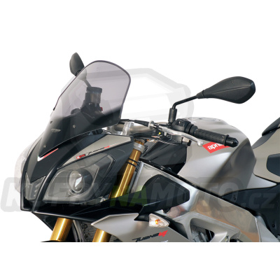 Moto plexi MRA Aprilia Tuono V4 R RR 1000 2011 - 2014 typ turistické T M černé