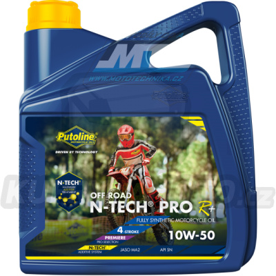 Olej motorový motocyklový Putoline N-TECH ProR+ Offroad 10W50 (balení 4L)