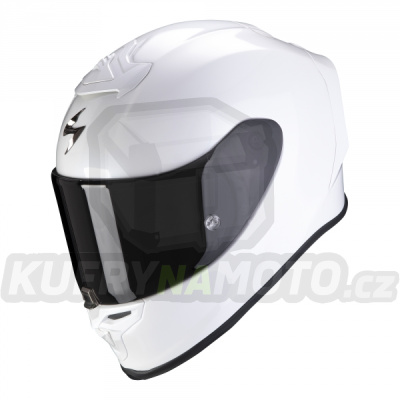 Moto přilba SCORPION EXO-R1 AIR solid bílá