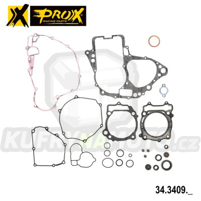 Těsnění kompletní motor (včetně gufer motoru) Suzuki RMZ450 / 08-25