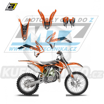 Polepy na motocykl (sada polepů Dream) KTM 85SX / 13-17 - typ polepů Dream4