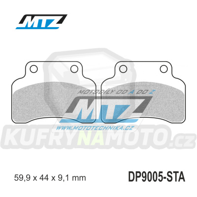 Destičky brzdové DP9005-STA - směs Standard