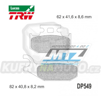 Destičky brzdové DP549-LUSI TRW Lucas MCB788SI - směs Sinter Offroad