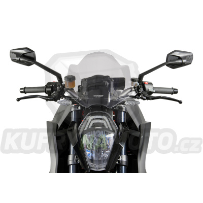 Moto plexi MRA KTM 1290 Superduke R 2013 - 2016 typ racing NRM čiré