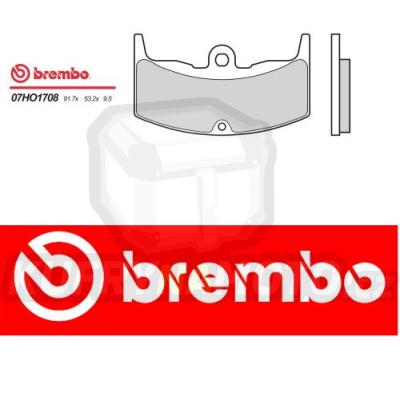 Brzdové destičky Brembo HONDA CBX F 400 r.v. Od 85 -  směs Originál Přední