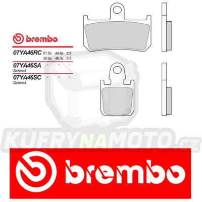 Brzdové destičky Brembo YAMAHA V-MAX 1700 r.v. Od 09 -  směs RC Přední