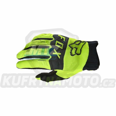 Rukavice motokros FOX DIRTPAW MX21 - žluté - velikost S