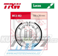 Brzdové obložení (brzdové pakny) TRW Lucas MCS953 - CPI Oliver 125 + Keeway Arn 125 + Focus 125 + Matrix 125 + Matrix Racing Sport 125 + Peugeot Sum-Up 125 + Tweet 125 + Sachs Bee 50 + Bee 125 + Roadster 125 V2 + Sinnis Eagle 125 + QM125 Matrix,...