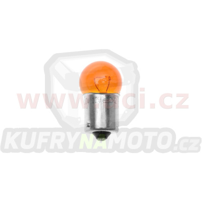 žárovka 12V 10W (patice BAU15s) oranžová