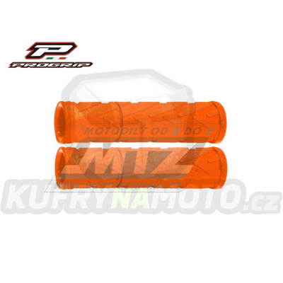 Rukojeti/Gripy Progrip 836 pro čtyřkolky - oranžové FLUO (ATV+Quad / Jet-Ski / Snowmobile)