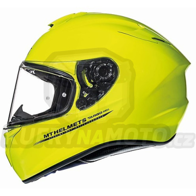 Přilba MT integrální MODEL TARGO SOLID GLOSS fluo YELLOW barva žlutá FLUO velikost XS