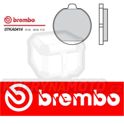 Brzdové destičky Brembo KAWASAKI Z DF1 1300 r.v. Od 84 -  směs Originál Přední