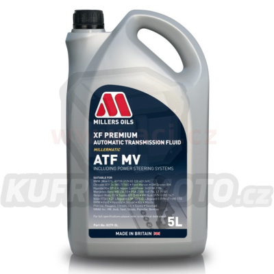 MILLERS OILS XF PREMIUM ATF MV - minerální olej pro automatické převodovky a serva řízení 5 l