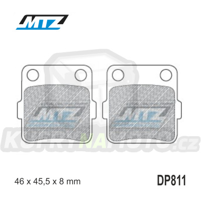 Destičky brzdové DP811-FM - MTZ směs Offroad Profi