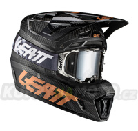 LEATT MOTO 9.5 CARBON V21.1 PŘILBA ČERNÁ BARVA VELIKOST L 59-60cm + VELOCITY 6.5 BRÝLE IRIZ AFRICAN TIGER ZDARMA-1021000103