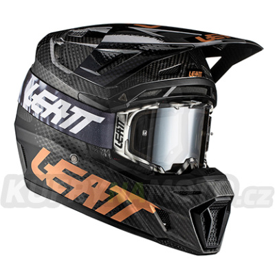 LEATT MOTO 9.5 CARBON V21.1 PŘILBA ČERNÁ BARVA VELIKOST L 59-60cm + VELOCITY 6.5 BRÝLE IRIZ AFRICAN TIGER ZDARMA-1021000103