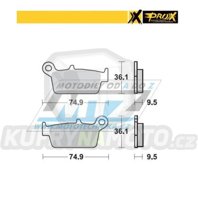 Destičky brzdové DP815 - PROX 37.207102