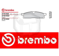 Brzdové destičky Brembo YAMAHA YZ E, F, G, H1, J1 80 r.v. Od 93 - 01 směs SX Přední