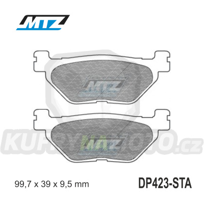 Destičky brzdové DP423-STA - směs Standard