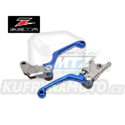 Sada výklopných páček ZETA PIVOT - ZETA ZE44-7012 - Suzuki DRZ400S+DRZ400SM / 00-16 - modré