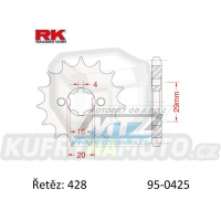 Kolečko řetězové (pastorek) 0425-14zubů RK - Suzuki RG125+RG125F + TSR125+TS125