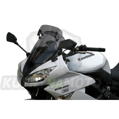 Moto plexi MRA Kawasaki ER 6 F 650 2009 - 2011 typ varioturistické VT kouřové