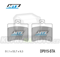 Destičky brzdové DP015-STA - směs Standard