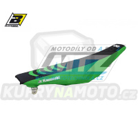 Potah sedla Kawasaki KXF250 / 13-20 + KXF450 / 12-18 - barva černo-zelená - typ potahu DG3