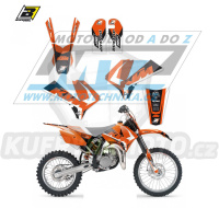 Polepy na motocykl (sada polepů Dream) KTM 85SX / 06-12 - typ polepů Dream4