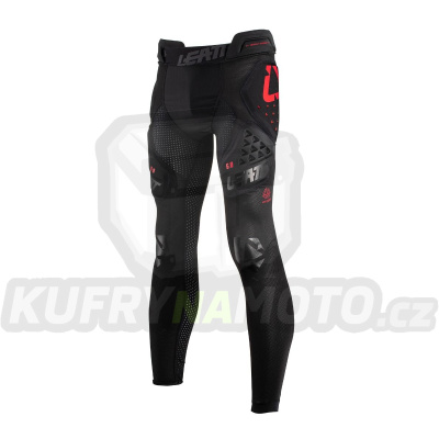 LEATT kraťasy s chráničem IMPACT SHORTS 3DF 6.0 black barva černá velikost L