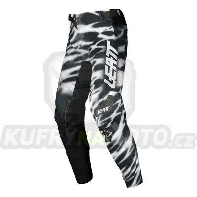 LEATT MOTO 5,5 IKS KALHOTY AFRICKÉ TIGEROVÉ NOHAVICE ČERNÁ / BÍLÁ VELIKOST M-5021010142