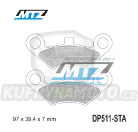 Destičky brzdové DP511-STA - směs Standard